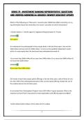 SERIES 79  -INVESTMENT BANKING REPRESENTATIVE &vert;QUESTIONS AND VERIFIED ANSWERS&vert;A&plus; GRADED&vert; NEWEST 2026&sol;2027 UPDATE
