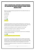SERIES 79 PROGRESS EXAM -INVESTMENT BANKING REPRESENTATIVE &vert;QUESTIONS AND VERIFIED ANSWERS&vert;A&plus; GRADED&vert; NEWEST 2026&sol;2027 UPDATE