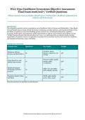 WGU D391 Healthcare Ecosystems Objective Assessment Final Exam &ndash; Official Academic Board of Health Administration &ndash; 2026&sol;2027 Academic Year &ndash; Verified Questions and Answers for Healthcare Administration Students and Professionals