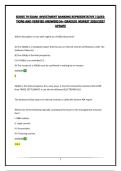SERIES 79 EXAM -INVESTMENT BANKING REPRESENTATIVE &vert;QUESTIONS AND VERIFIED ANSWERS&vert;A&plus; GRADED&vert; NEWEST 2026&sol;2027 UPDATE