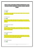 SERIES 79 EXAM -INVESTMENT BANKING REPRESENTATIVE &vert;QUESTIONS AND VERIFIED ANSWERS&vert;A&plus; GRADED&vert; NEWEST 2026&sol;2027 UPDATE
