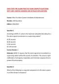 OHIO STATE FIRE ALARM PRACTICE EXAM COMPLETE QUESTIONS WITH 100&percnt; VERIFIED ANSWERS AND DETAILED EXPLANATIONS &vert; Ohio Fire Alarm System Installation & Maintenance