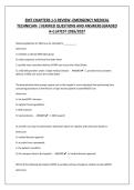 EMT CHAPTERS 1-5 REVIEW -EMERGENCY MEDICAL TECHNICIAN  &vert;VERIFIED QUESTIONS AND ANSWERS&vert;GRADED A&plus;&vert;LATEST 2026&sol;2027