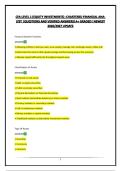 CFA LEVEL 1 &lpar;EQUITY INVESTMENTS&rpar; -CHARTERED FINANCIAL ANALYST &vert;QUESTIONS AND VERIFIED ANSWERS&vert;A&plus; GRADED&vert; NEWEST 2026&sol;2027 UPDATE