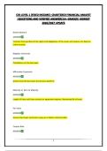 CFA LEVEL 1 &lpar;FIXED INCOME&rpar; -CHARTERED FINANCIAL ANALYST &vert;QUESTIONS AND VERIFIED ANSWERS&vert;A&plus; GRADED&vert; NEWEST 2026&sol;2027 UPDATE