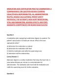 MEDICATION AIDE CERTIFICATION PRACTICE EXAMINATION&colon; A COMPREHENSIVE 200-QUESTION REVIEW COVERING LEGAL&sol;ETHICAL RESPONSIBILITIES&comma; ALL ADMINISTRATION ROUTES&comma; DOSAGE CALCULATIONS&comma; PATIENT SAFETY PROTOCOLS&comma; THE SIX RIGHTS&comma; HIGH-ALERT MEDICATIONS&comma; VITAL SIGN P