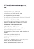 DOT CERTIFICATION EXAM Questions with Answer Rationales &lpar;2026&sol;2027&rpar; All Bundled here&excl;&excl;&excl;