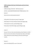 UAMS Hematology lab final Exam Verified Questions and Correct Answers&period;