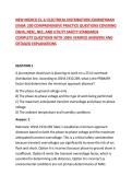 NEW MEXICO EL-1J ELECTRICAL DISTRIBUTION JOURNEYMAN EXAM&colon; 200 COMPREHENSIVE PRACTICE QUESTIONS COVERING OSHA&comma; NESC&comma; NEC&comma; AND UTILITY SAFETY STANDARDS COMPLETE QUESTIONS WITH 100&percnt; VERIFIED ANSWERS AND DETAILED EXPLANATIONS&NewLine;