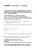 HESI PN Comprehensive Exam 1 Questions and Correct Answers with Rationales &lpar;2026&sol;2027&rpar;&NewLine;