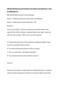BSN HESI 266 Med Surg Exam Questions and Answers and Explanations Latest For Nightingale V4