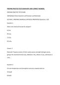 PROPANE PRACTICE TESTS EXAM WITH 100