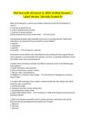 ONS Test with all Correct & 100&percnt; Verified Answers &vert;Latest Version &vert;Already Graded A&plus;