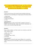 GCU NUR 634 MIDTERM EXAM &sol; ACTUAL EXAM  QUESTIONS AND VERIFIED ANSWERS WITH  RATIONALES GRADED A&plus; LATEST
