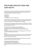 HESI PN MED SURG EXIT EXAM &sol; MED SURG HESI PN Questions with Comprehensive Rationales &lpar;2026&sol;2027&rpar;&NewLine;