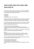 HESI PN MED SURG EXIT EXAM &sol; MED SURG HESI PN Questions and Correct Answers with Rationales &lpar;2026&sol;2027&rpar;