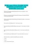 NURS 5432 FINAL EXAMW WITH &NewLine;VERIFIED QUESTIONS AND &NewLine;ANSWERS 2026&sol;2027 