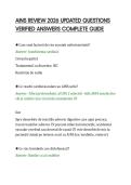 AINS REVIEW 2026 UPDATED QUESTIONS&NewLine;VERIFIED ANSWERS COMPLETE GUIDE&NewLine;