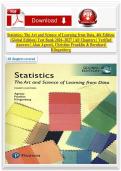 Statistics&colon; The Art and Science of Learning from Data&comma; 4th Edition &lpar;Global Edition&rpar; Test Bank 2026&ndash;2027 &vert; All Chapters &vert; Verified Answers &vert; Alan Agresti&comma; Christine Franklin & Bernhard Klingenberg