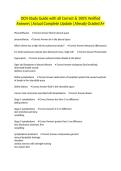 OCN Study Guide with all Correct & 100&percnt; Verified Answers &vert;Actual Complete Update &vert;Already Graded A&plus;