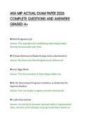 AKA MIP ACTUAL EXAM PAPER 2026&NewLine;COMPLETE QUESTIONS AND ANSWERS&NewLine;GRADED A&plus;