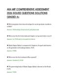 AKA MIP COMPREHENSIVE ASSESSMENT&NewLine;2026 SOLVED QUESTIONS SOLUTIONS&NewLine;GRADED A&plus;