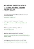 AKA MIP FINAL PAPER 2026 DETAILED&NewLine;QUESTIONS ACCURATE ANSWERS&NewLine;PREMIUM QUALITY&NewLine;