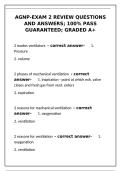 AGNP-Exam 2 review questions and answers&semi; 100- pass guaranteed&semi; graded a&plus;