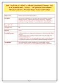 2020 Pals Exam A &sol; AHA PALS Exam Questions & Answers 2025&NewLine;&sol; 2026 Verified 1&lpar;00&percnt; Correct&rpar; - 250 Questions and Answers&NewLine;Already Graded A&plus; Premium Exam Tested And Verified