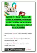NURS 5461 Quiz 1 &vert; 250&plus; Practice Questions & Verified Answers &vert; Anemia&comma; Thyroid Disorders&comma; Hypertension&comma; Diabetes&comma; Parkinson's Disease & Pharmacology