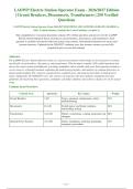 LADWP Electric Station Operator Exam 2026-2027 QUESTIONS AND ANSWERS ALREADY GRADED A&plus;&period;&NewLine;100&percnt; Verified Solutions &vert; Updated Per Latest Guidelines &vert; Graded A&plus;