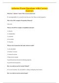 Asbestos Exam Questions with Correct&NewLine;Answers