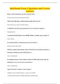 Bail Bonds Exam 1 Questions and Correct&NewLine;Answers