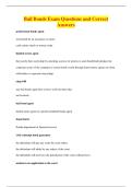 Bail Bonds Exam Questions and Correct&NewLine;Answers