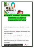 WEB WOC Seminars 2026 Certification Exam &vert; 180&plus; Practice Questions & Verified Answers &vert; Skin Anatomy&comma; Wound Healing&comma; MASD&comma; Nutrition&comma; Dermatology & WOC Nursing &vert; Wound&comma; Ostomy and Continence &lpar;WOC&rpar;