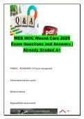 WEB WOC EXAM COMPLETE PACKAGE DEAL