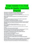 Virgin Atlantic &lpar;VAA&rpar; Food Safety Training Study Guide 2026 &vert; Airline Catering Safety Review