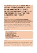 Wound Ostomy Continence &lpar;WOC&rpar; Ostomy Care Exam Prep Bundle 2026 &vert; Nursing Review Questions and Rationales