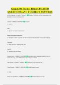 Geog 1301 Exam 1 Blinn UPDATED &NewLine;QUESTIONS AND CORRECT ANSWERS