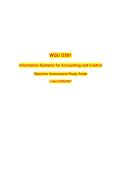 WGU D561 Information Systems for Accounting and Control Objective Assessment QUESTIONS AND VERIFIED ANSWERS WITH RATIONALES JUST RELEASED&period; 100&percnt; Verified Solutions &vert; 2026-2027 Western Gorvernors University
