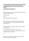 Galen NUR 242 Med-Surg Exam 3 Practice Questions with Verified Answers 2027&sol;2028