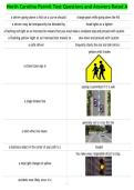 North Carolina Permit Test Questions and Answers Rated A