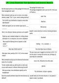 LPI - Linux Essentials Test Questions and Answers Rated A