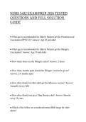 NURS 5432 Exam Prep Practice Questions with Verified Answers 2027&sol;202