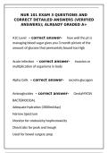 NUR 101 Exam 3 Questions 2026 &vert; Verified Detailed Answers Already Graded A&plus;&NewLine;&NewLine;