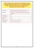 CHEM 210 Biochemistry Module 6 Exam 2025&sol;2026 &vert; Portage&NewLine;Learning Questions & Verified Answers &vert; Comprehensive Study&NewLine;Guide - 240 Questions and Answers Already Graded A&plus;&NewLine;Premium Exam Tested And Verified