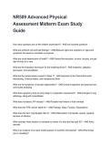 NR509 Advanced Physical Assessment Midterm Exam Study Guide Questions and Correct Answers with Rationales &lpar;2026&sol;2027&rpar;