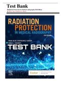Complete Test Bank For Radiation Protection in Medical Radiography&comma; 9th Edition by Mary Alice Statkiewicz Sherer &ndash; Chapters 1&ndash;14&comma;Latest Edition