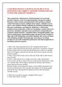 UAMS HEMATOLOGY LAB FINAL EXAM 200 ACTUAL &NewLine;QUESTIONS AND CORRECT ANSWERS WITH RATIONALE &NewLine;LATEST 2026 ALREADY GRADED A&plus;