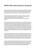 NR509 Exams Questions and Correct Answers with Rationales &lpar;2026&sol;2027&rpar; All Bundled Here&excl;&excl;&excl;